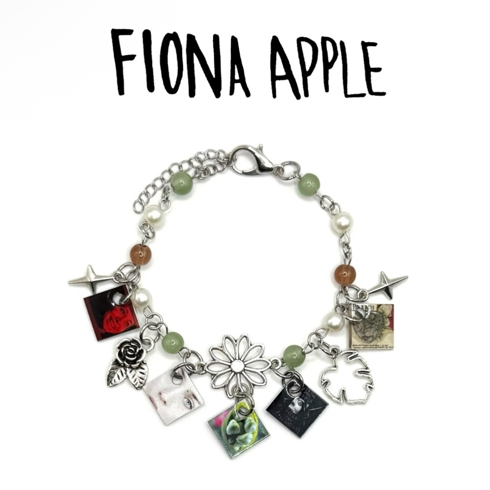 Fiona Apple Indie Music Charm Bracelet | Concert Outfit Accessories